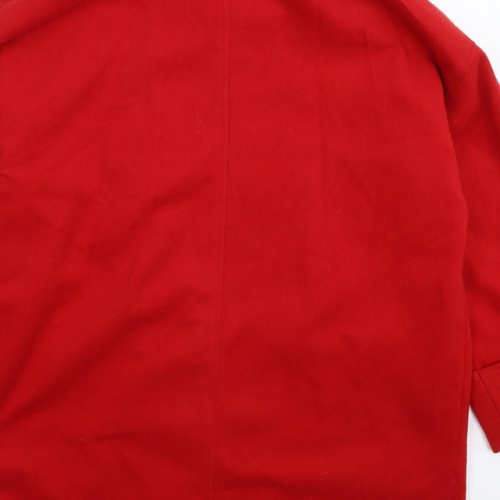 Nicole Womens Red Jacket Coat Size XL