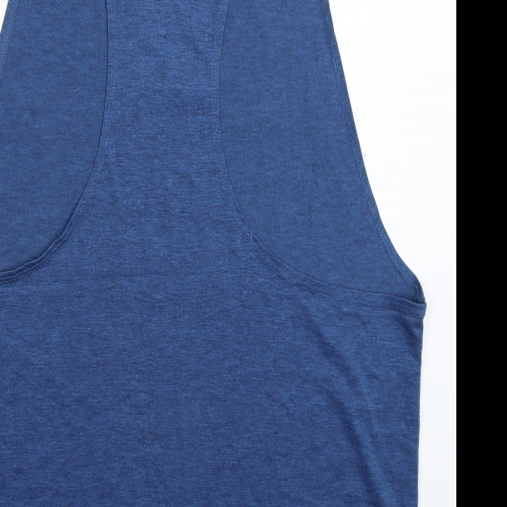 Icy Zone Mens Blue Basic Tank Size XL