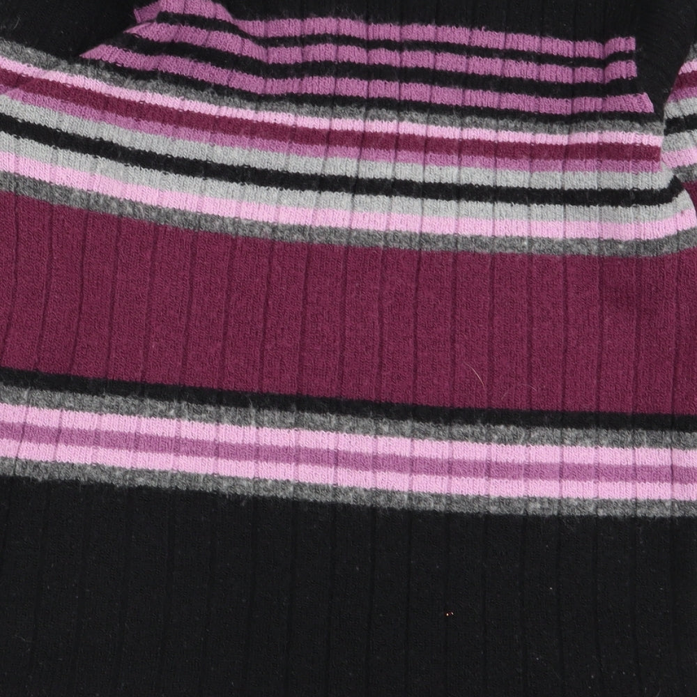 mackays Womens Multicoloured Striped Cardigan Jumper Size M