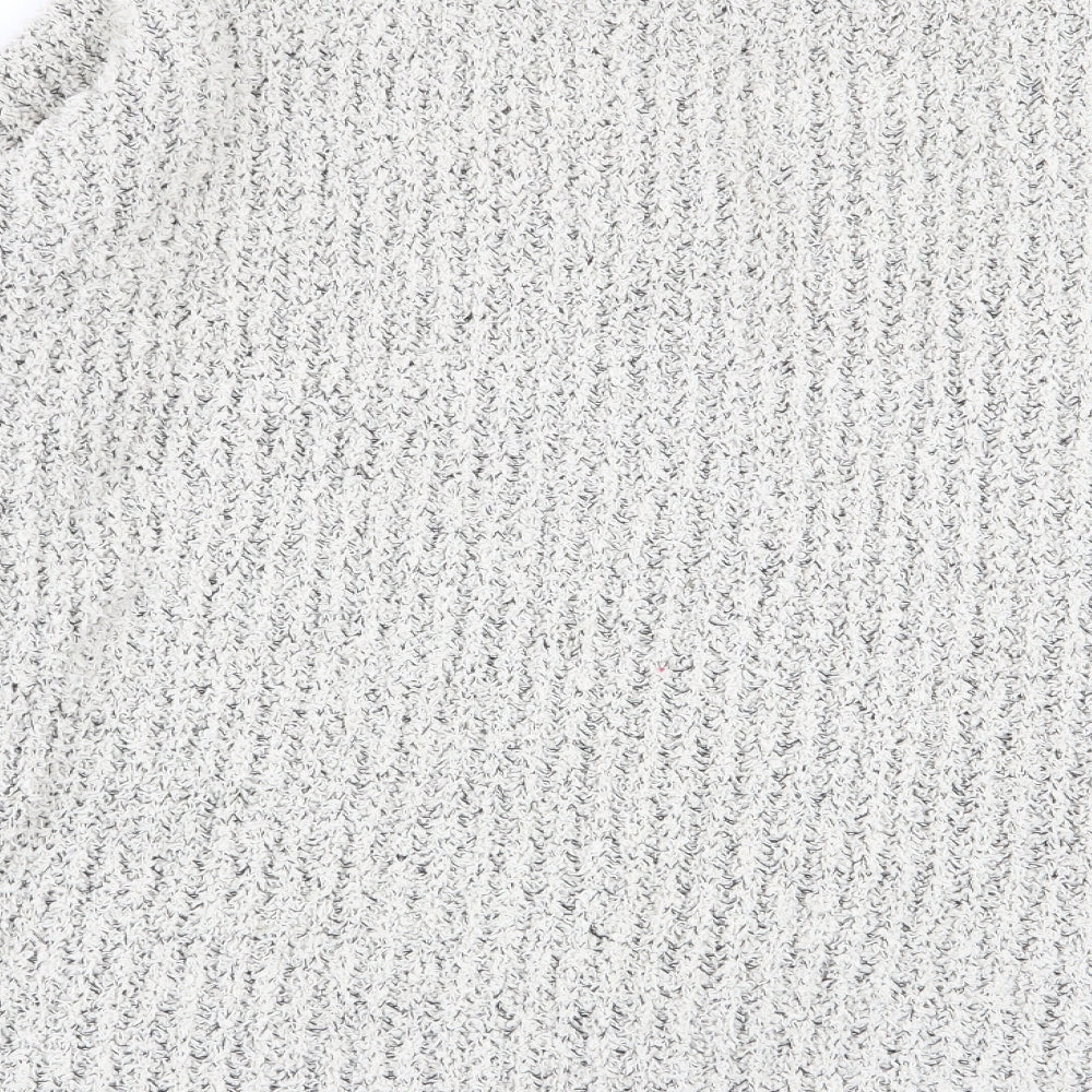 Papaya Womens Grey Cardigan Jumper Size M