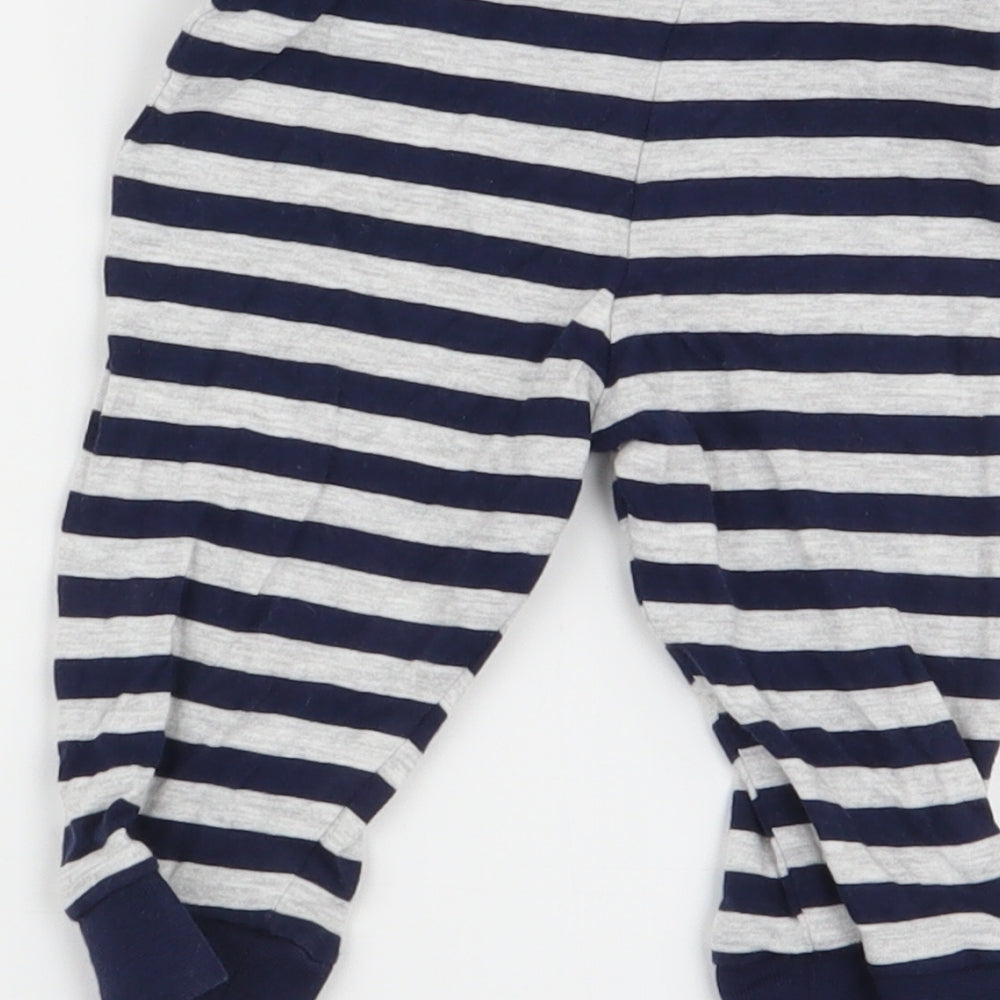fred and flo Boys Multicoloured Striped Babydoll Pyjama Pants Size 3-6 Months