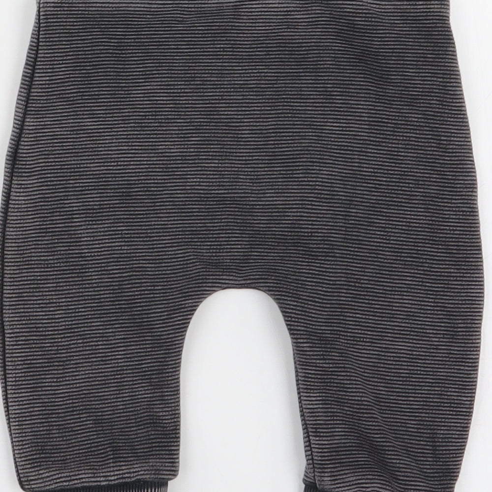 F&F Boys Multicoloured Striped Jogger Trousers Size 3-6 Months