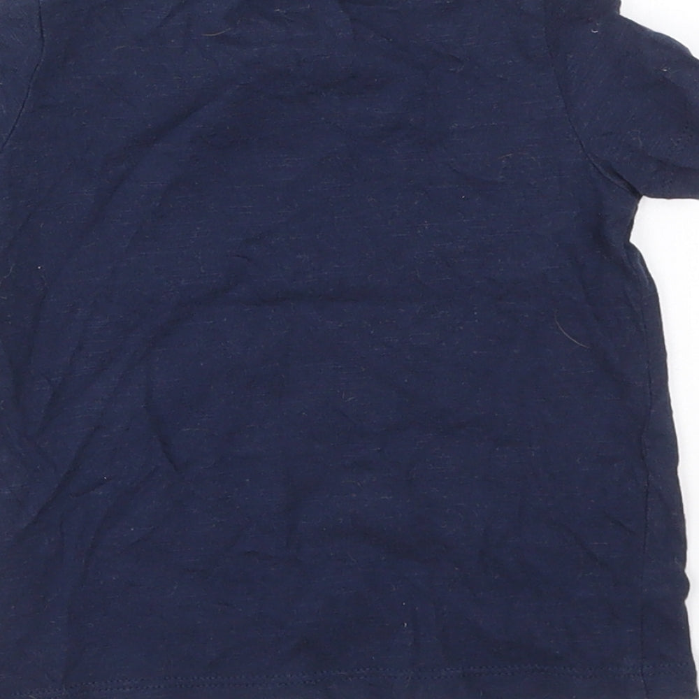 F&F Boys Blue Basic T-Shirt Size 6-9 Months