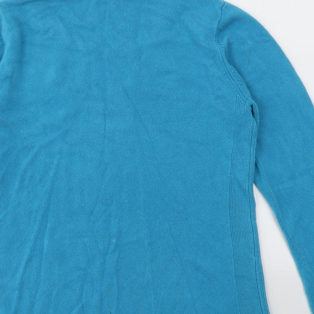Matalan Womens Blue Pullover Jumper Size 14