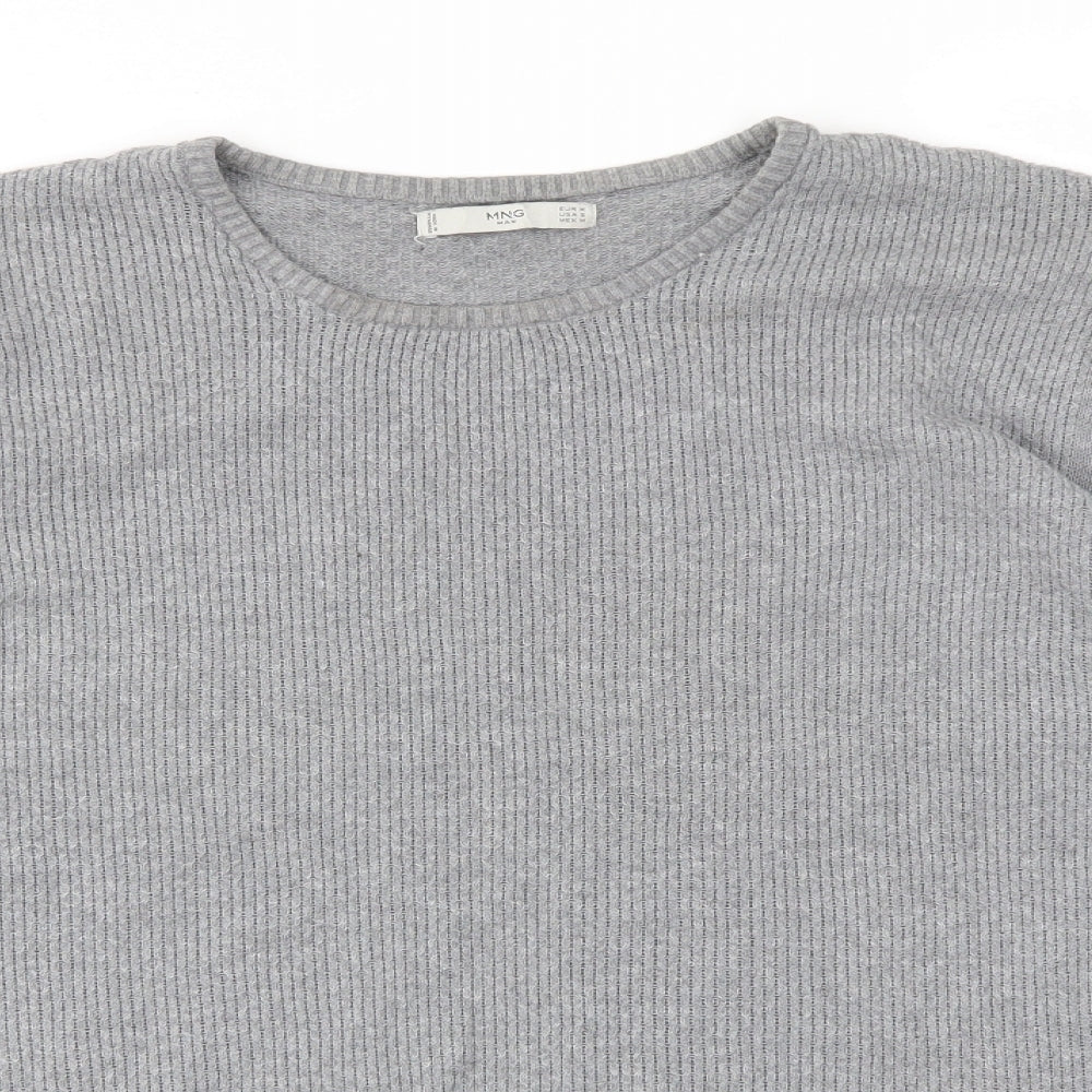 MNG Womens Grey Pullover Jumper Size M