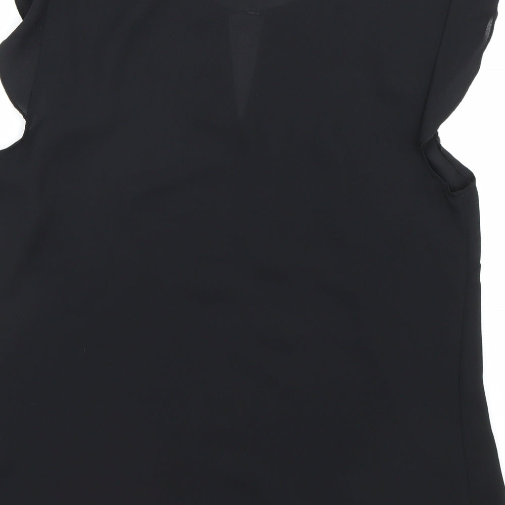 Atmosphere Womens Black Basic Blouse Size 8