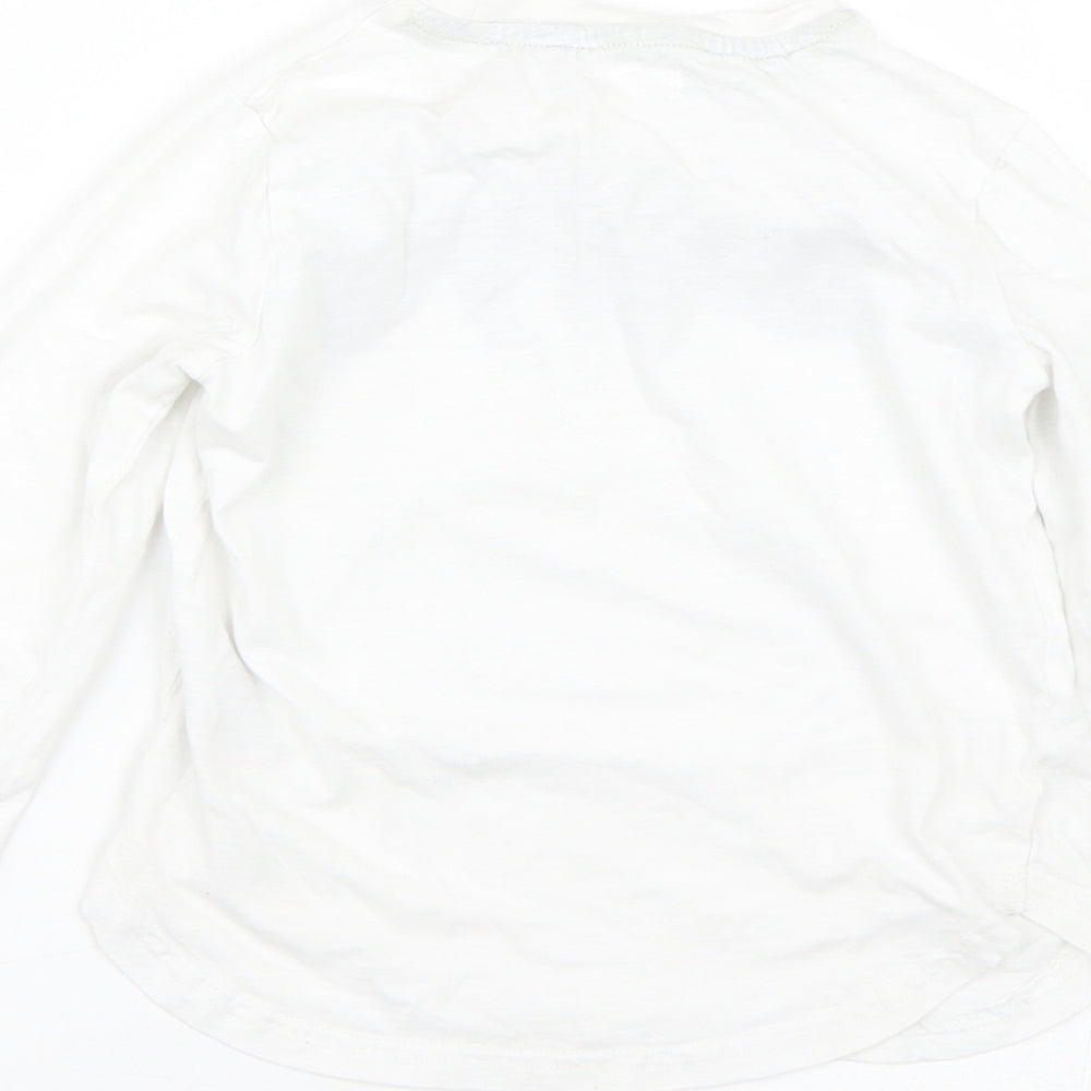 Next Boys White Basic T-Shirt Size 5 Years