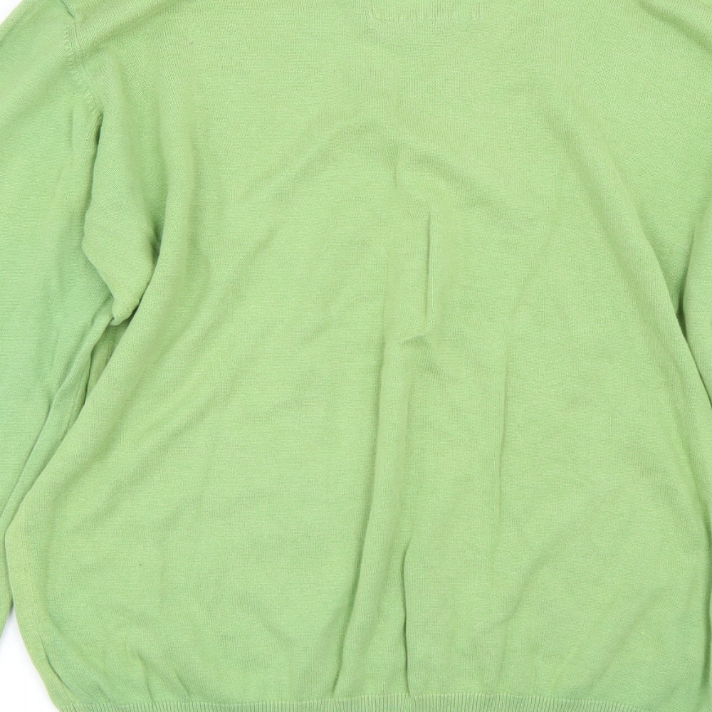 Denim Seventy3 Mens Green Pullover Jumper Size L