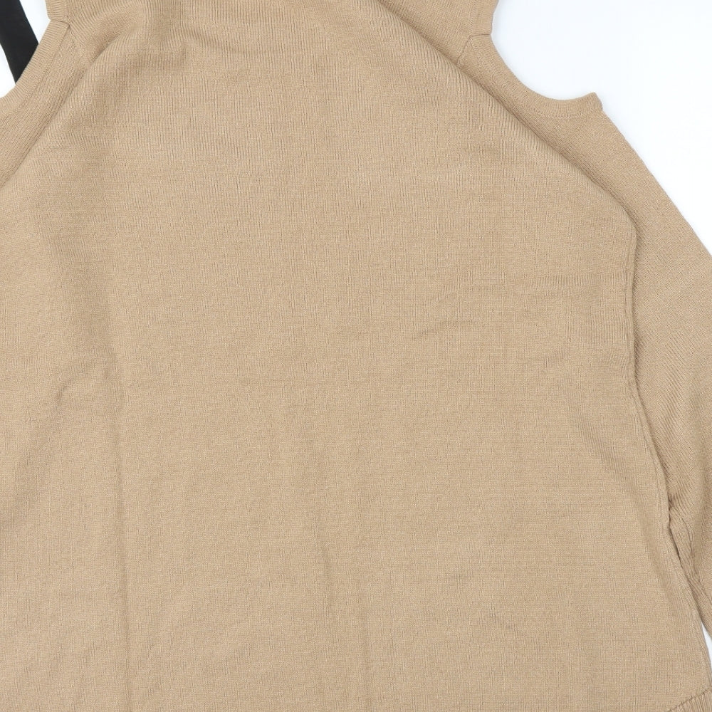 Attitudes Womens Beige Tunic Jumper Size S
