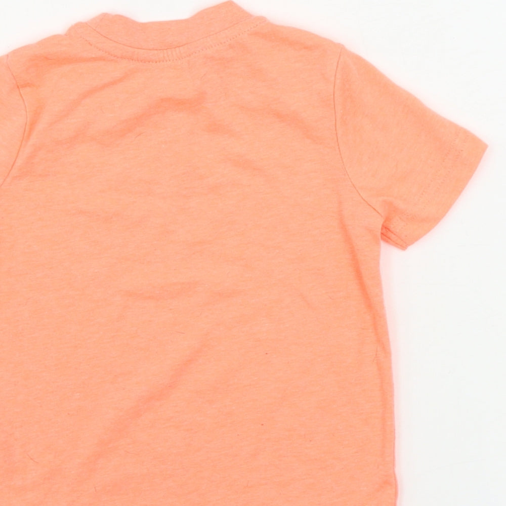 George Boys Orange Basic T-Shirt Size 12-18 Months