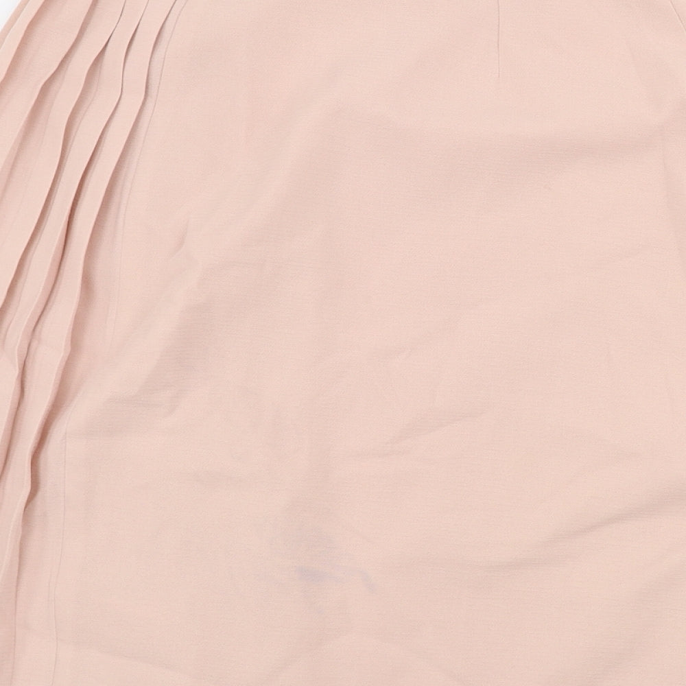 Topshop Womens Pink A-Line Skirt Size 6
