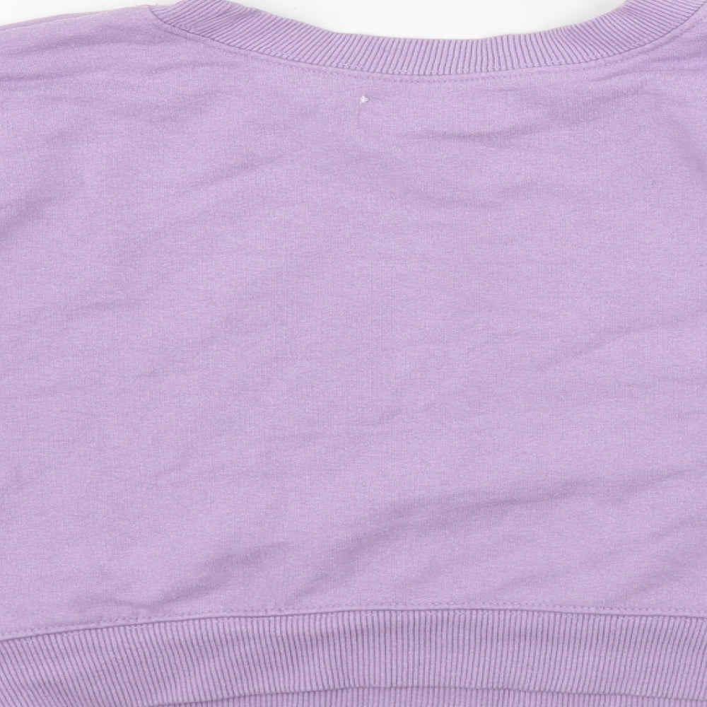 Pull&Bear Womens Purple Pullover Jumper Size S