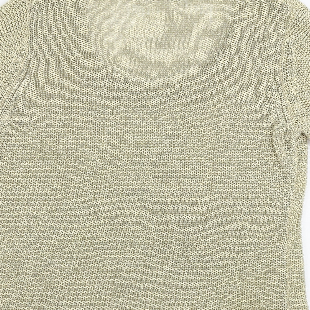 Marks & Spencer Womens Beige Pullover Jumper Size L