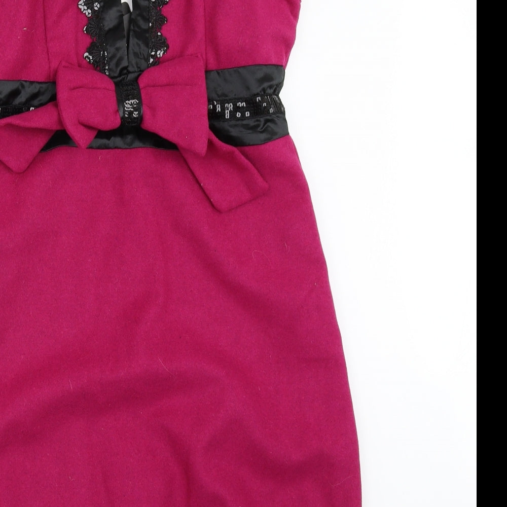 Preworn Womens Pink Shift Size L