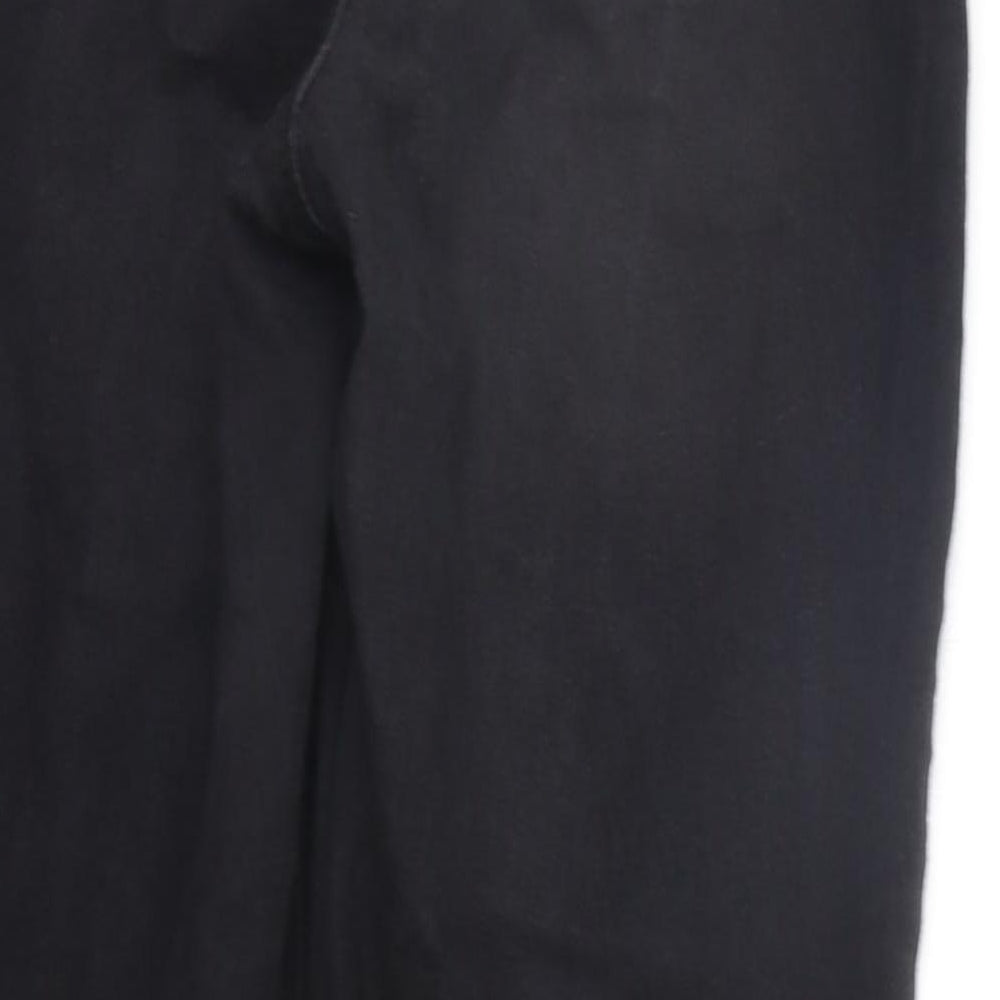D. Jeans Womens Black Straight Jeans Size 8 L25 in
