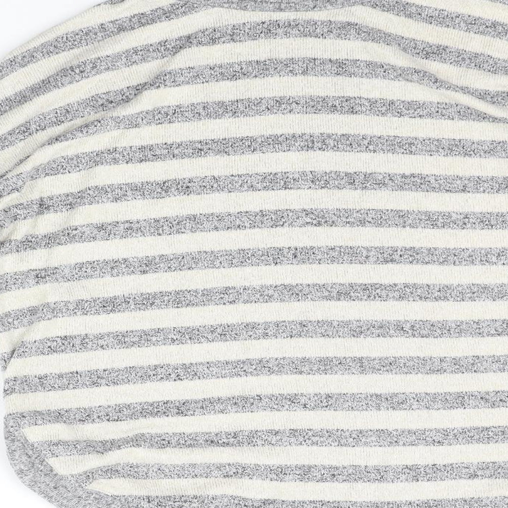 JETON Womens Beige Striped Pullover Jumper Size S
