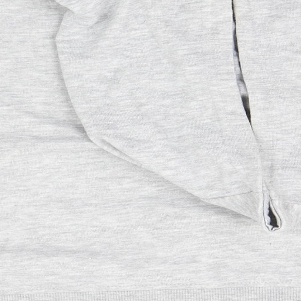 Primark Girls Grey Houndstooth Henley Hoodie Size 14-15 Years - UNICORN