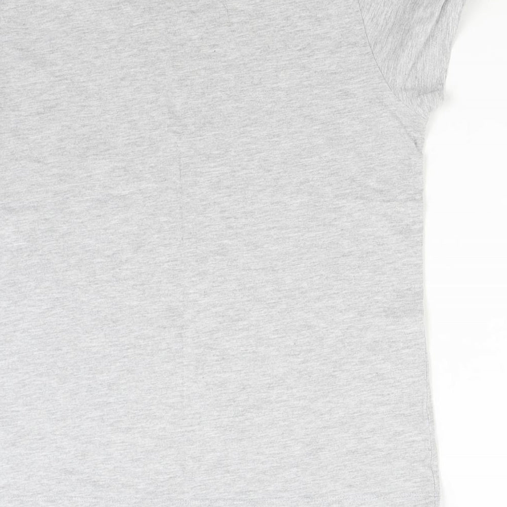 Friends Womens Grey Solid Top Pyjama Top Size 12 - Friends