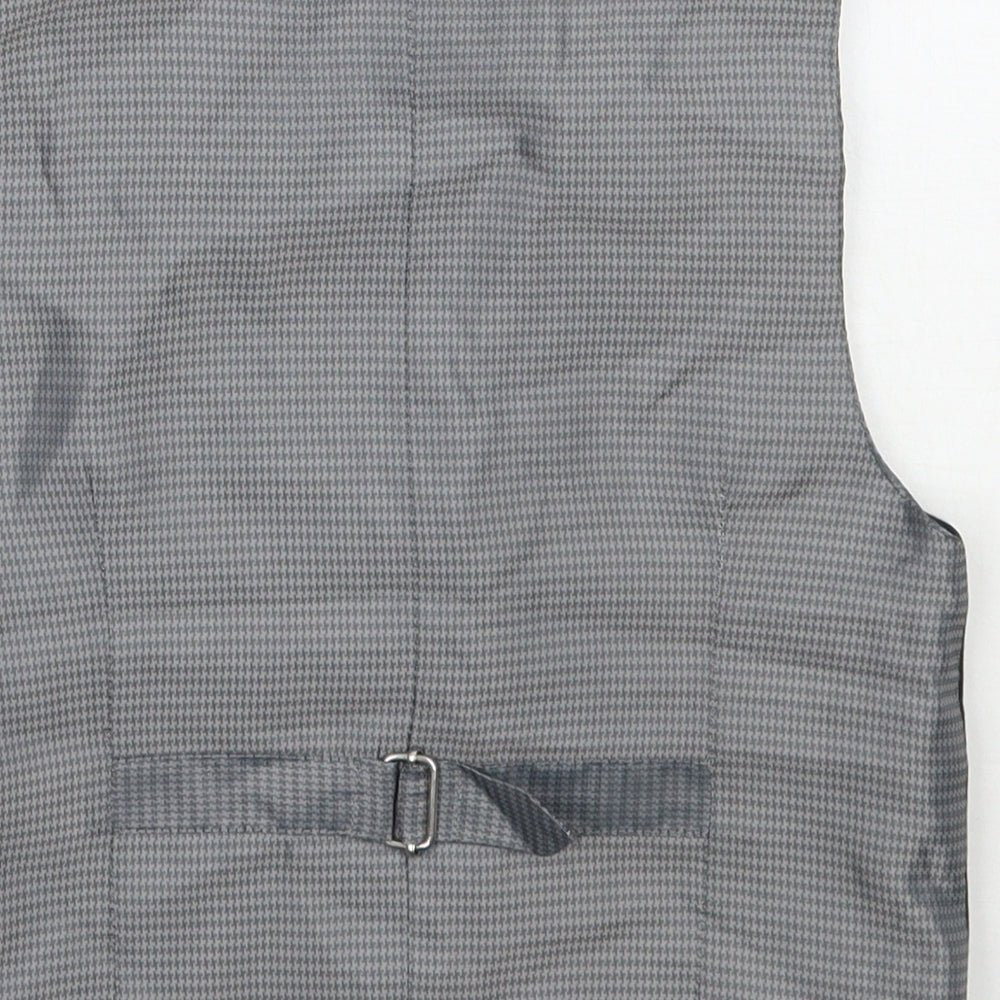 Next Boys Grey Jacket Waistcoat Size 4 Years