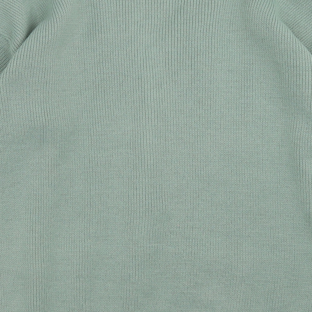 Etiquette Womens Green Knit Cardigan Jumper Size M