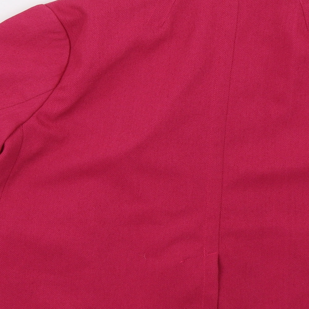sprit Womens Pink Jacket Blazer Size 12