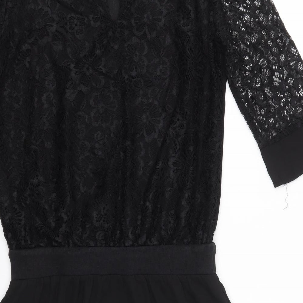 Millenium Womens Black A-Line Size S