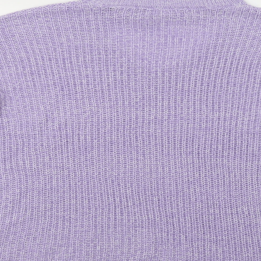 Pep&Co Womens Purple Pullover Jumper Size L