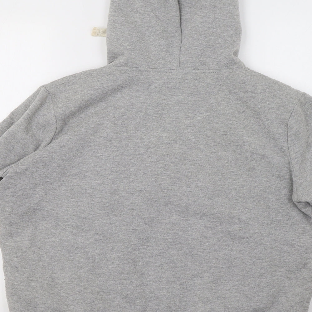 NMew Look Womens Grey Full Zip Hoodie Size 14