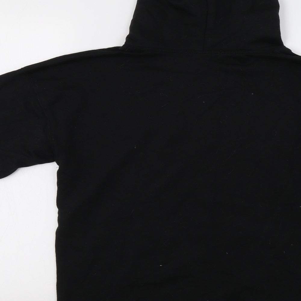 In the Style Womens Black Pullover Hoodie Size 8 - Queen