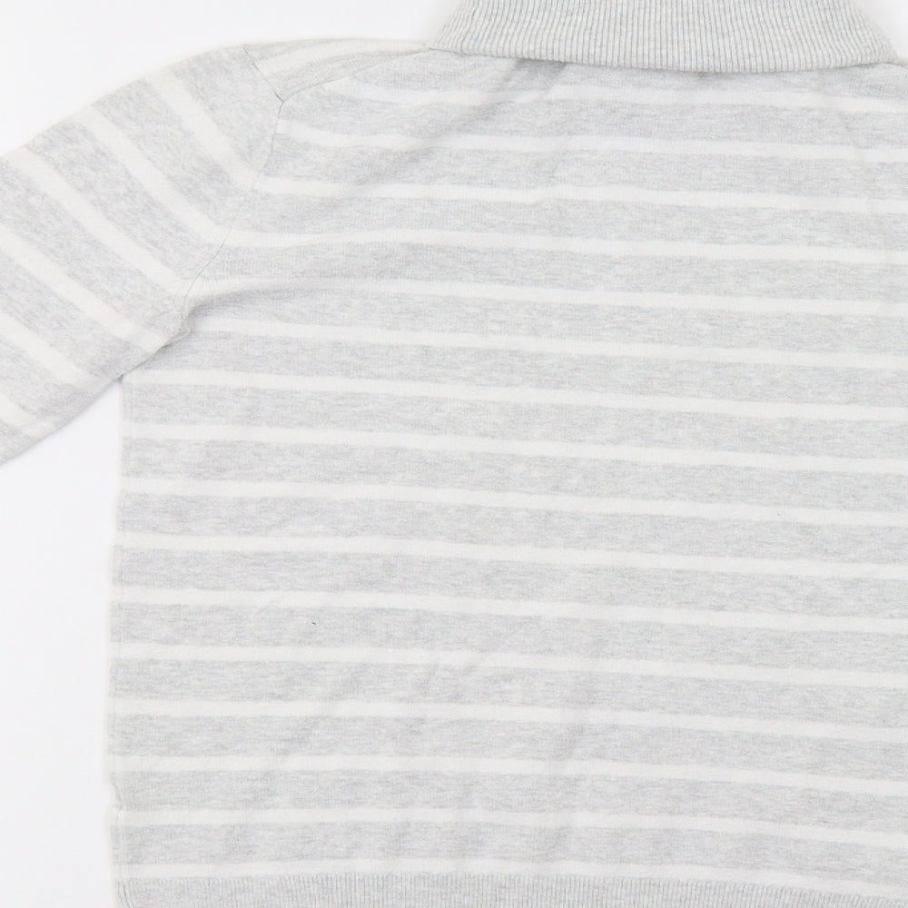 Gap Womens Grey Striped Pullover Jumper Size XS