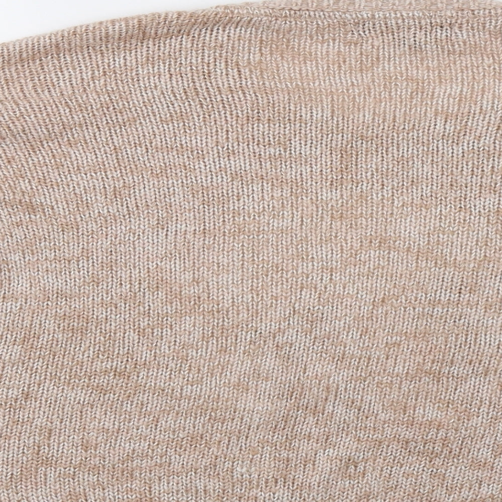 Internacionale Womens Beige Pullover Jumper Size 10 - Bear
