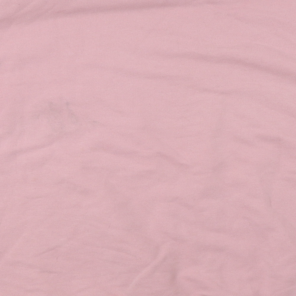 SheIn Womens Pink Pullover Sweatshirt Size S