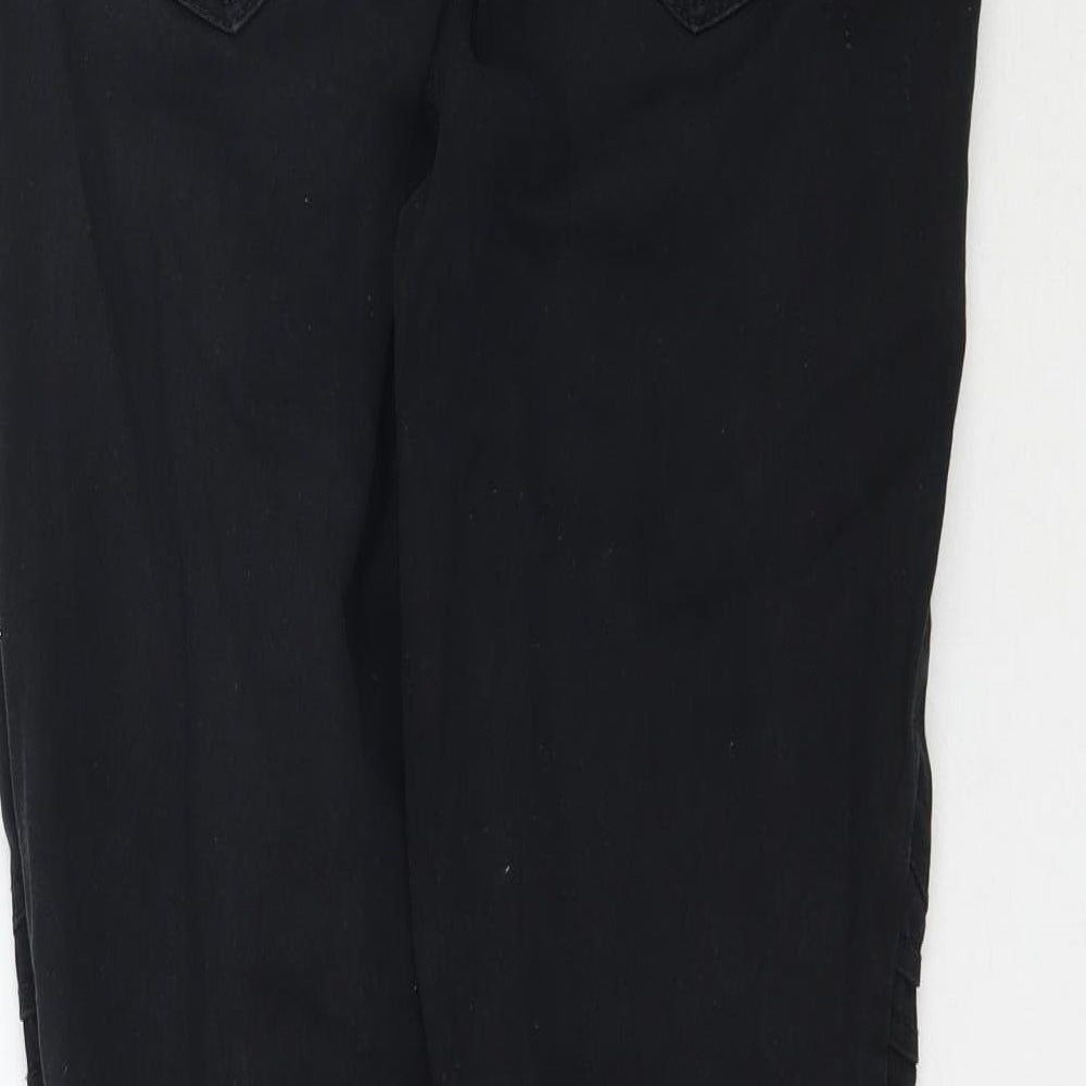 Preworn Womens Black Denim Skinny Jeans Size 6 L27 in