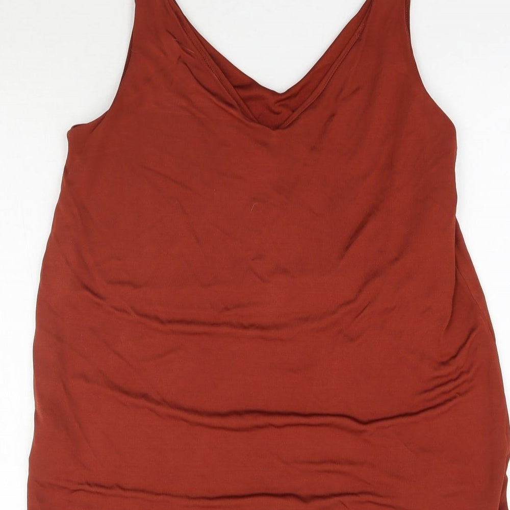 H&M Womens Brown Camisole Blouse Size XL