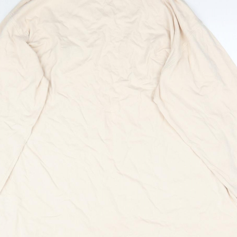 Cotton Traders Womens Beige Basic T-Shirt Size S - Oversized