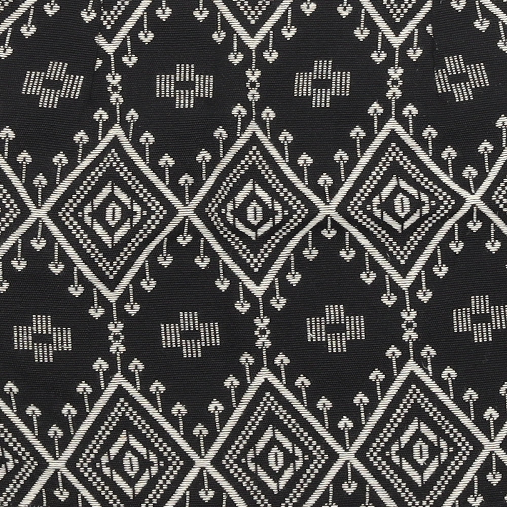Camayeu Womens Black Argyle/Diamond Straight & Pencil Skirt