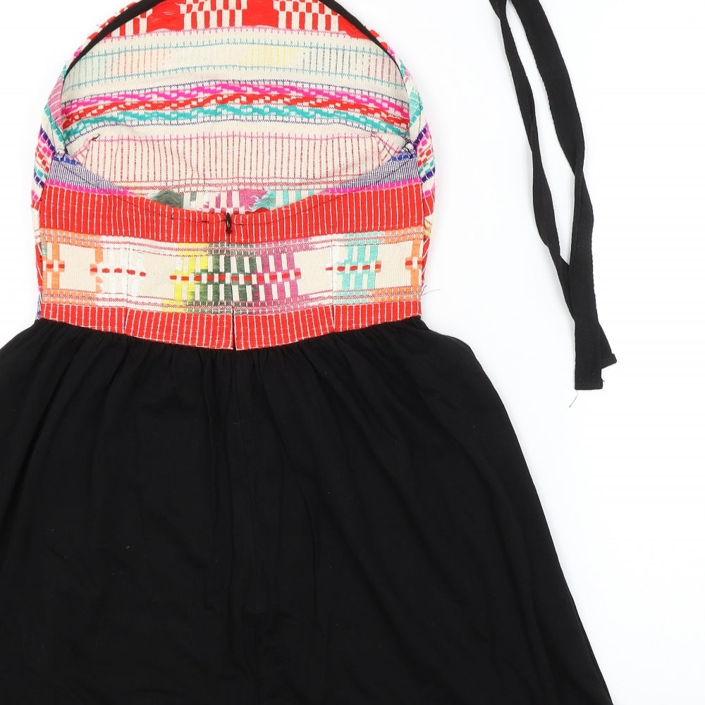 ASOS Womens Multicoloured Striped A-Line Size 6