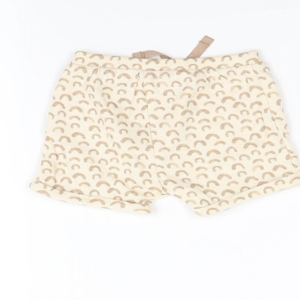 George Baby Beige Cropped Trousers Size 3-6 Months