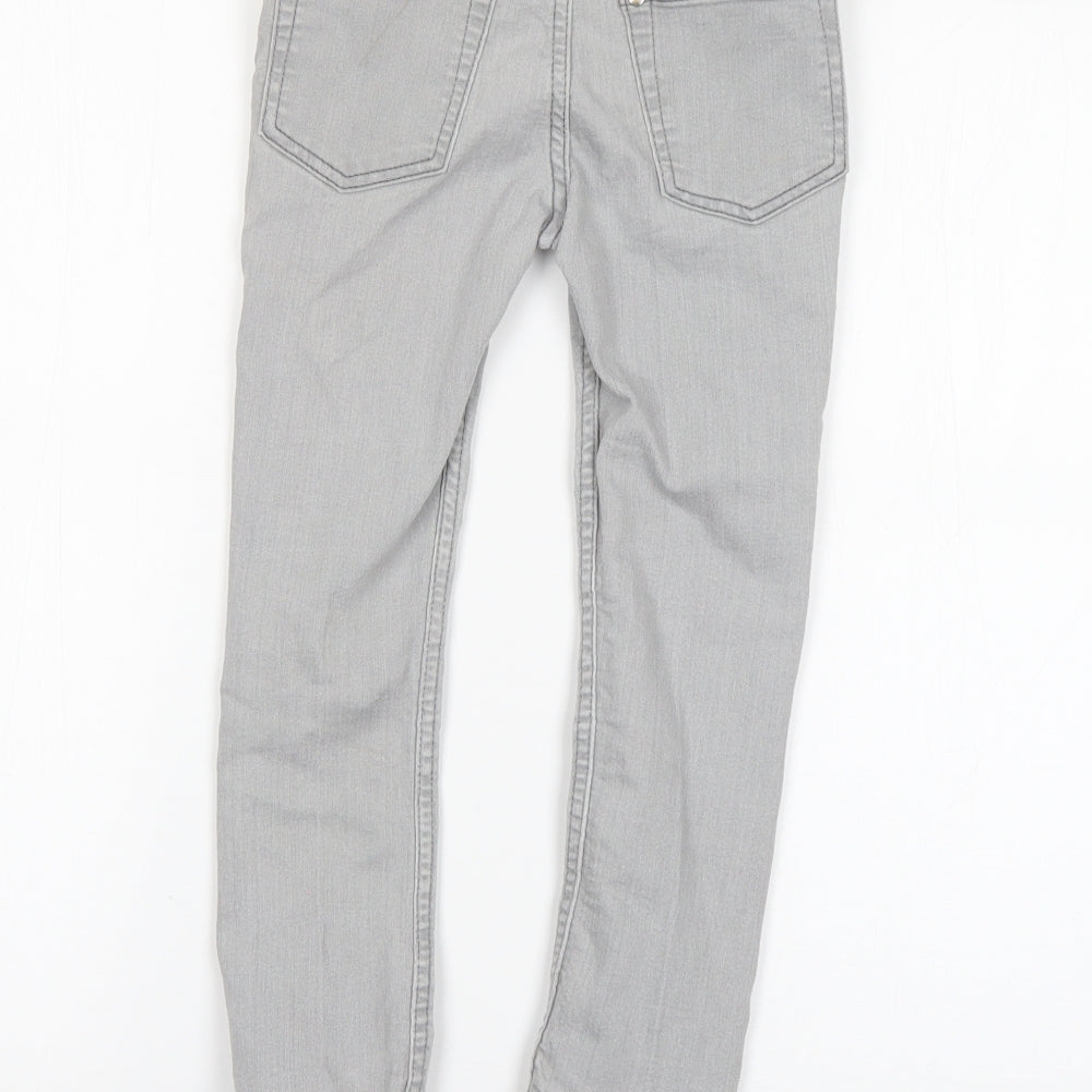 H&M Girls Grey Straight Jeans Size 5-6 Years