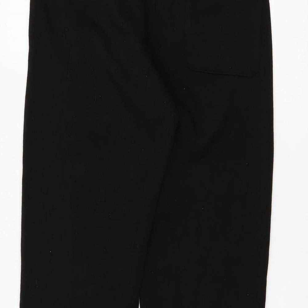 Uni Mens Black Sweatpants Trousers Size S L28 in