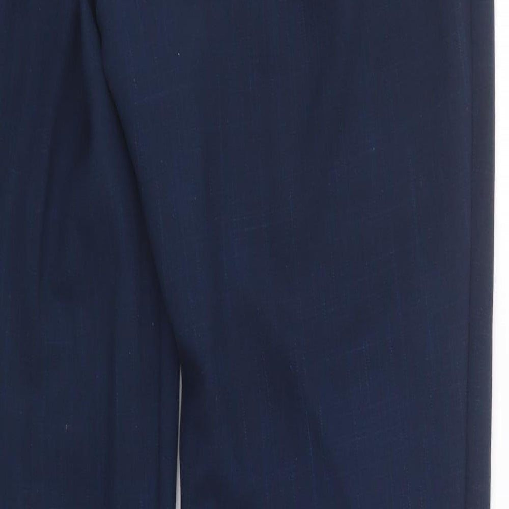 La Beeby Womens Blue Trousers Size 8 L27.5 in