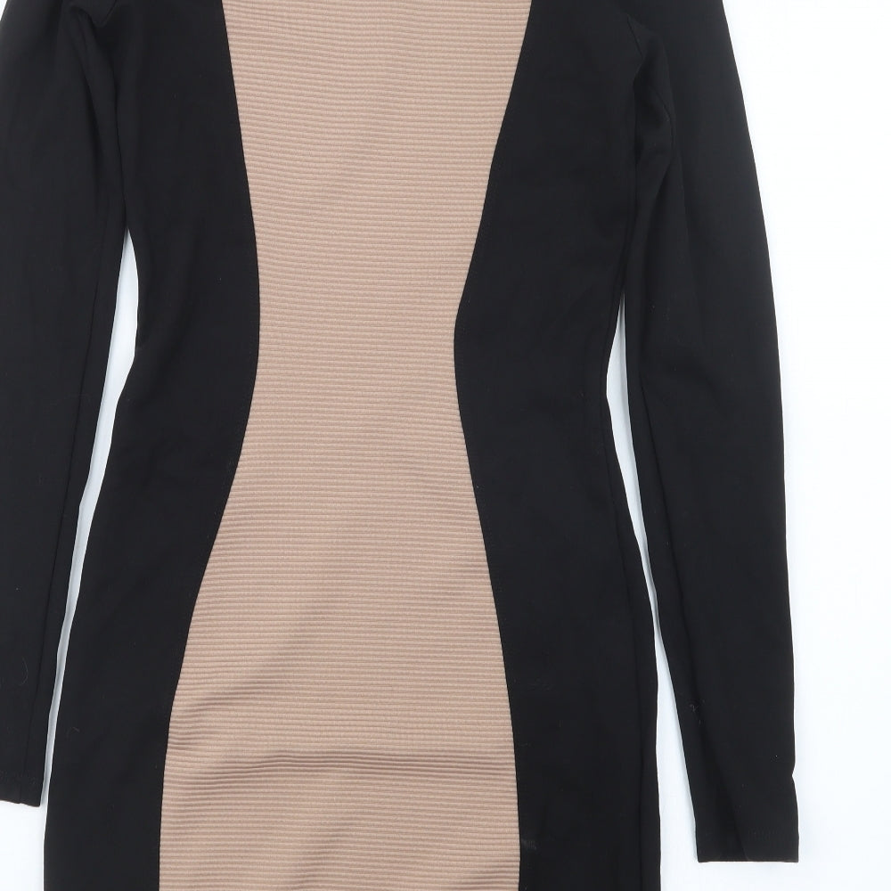 Divided by H&M Womens Black T-Shirt Dress Size 10