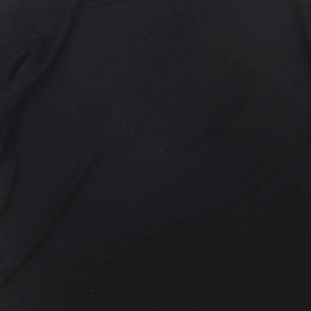 TU Womens Black Basic T-Shirt Size 10