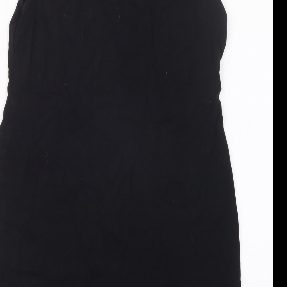 Deux Two Womens Black Basic Tank One Size