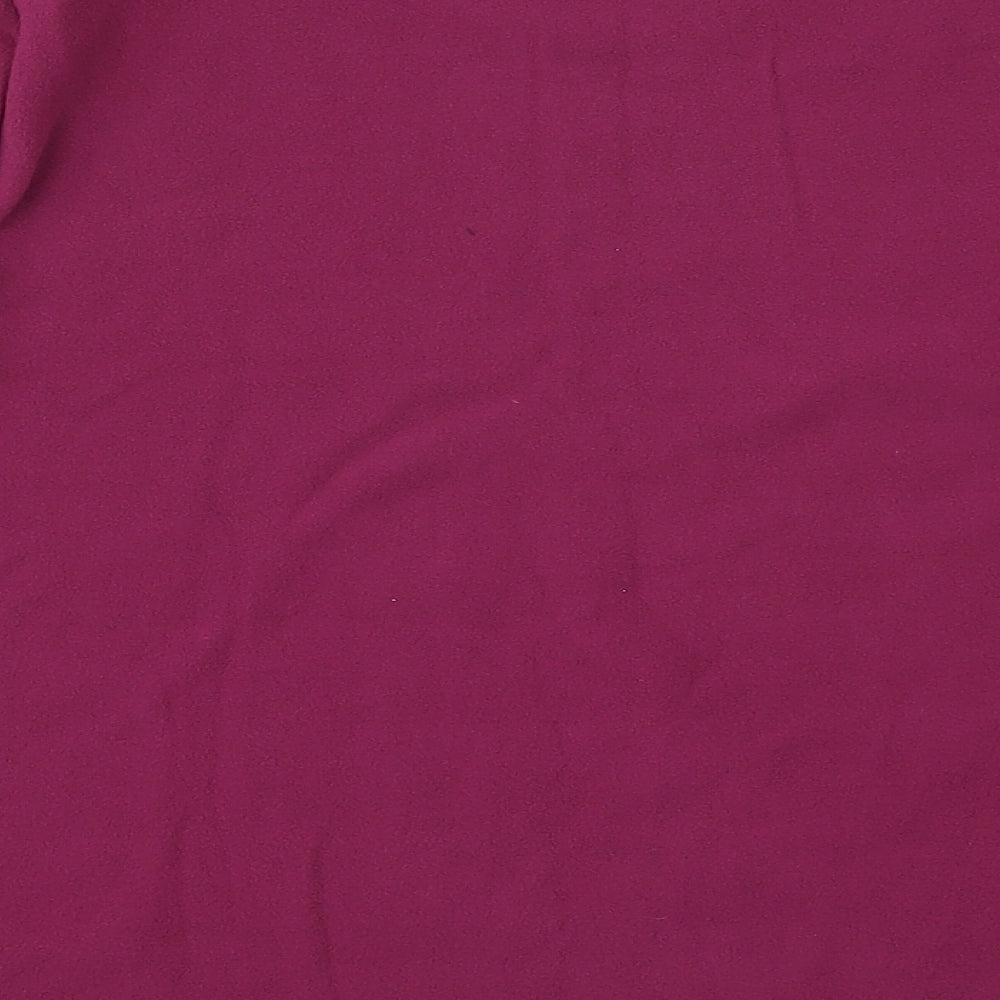 Preworn Womens Pink Solid Top Pyjama Top Size L