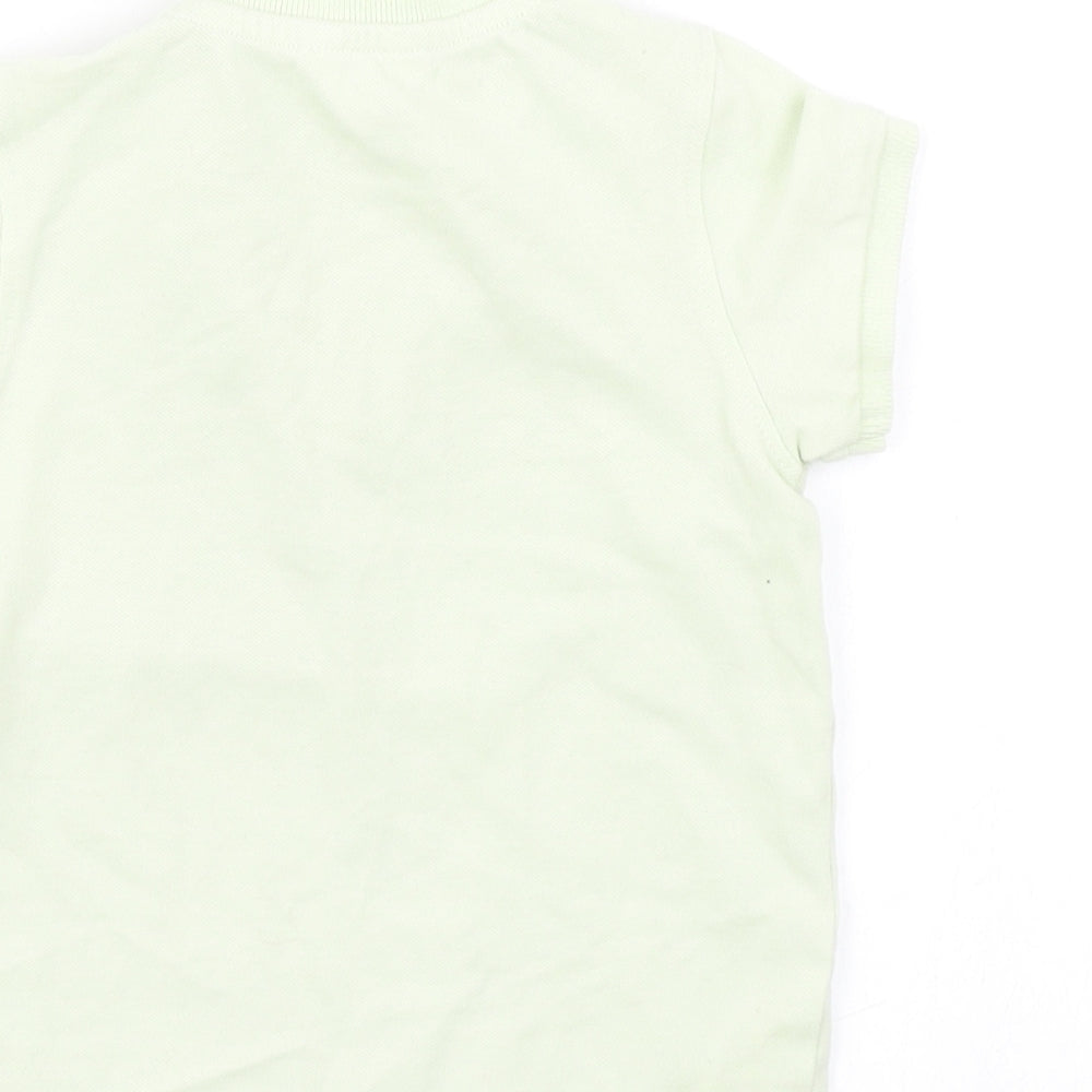 M&Co Boys Green Basic Polo Size 18-24 Months