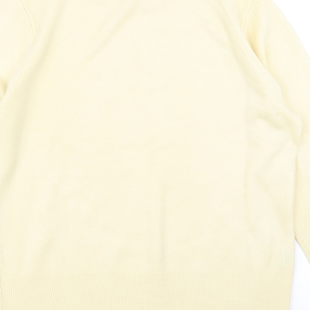 Papaya Womens Yellow Knit Pullover Jumper Size 12