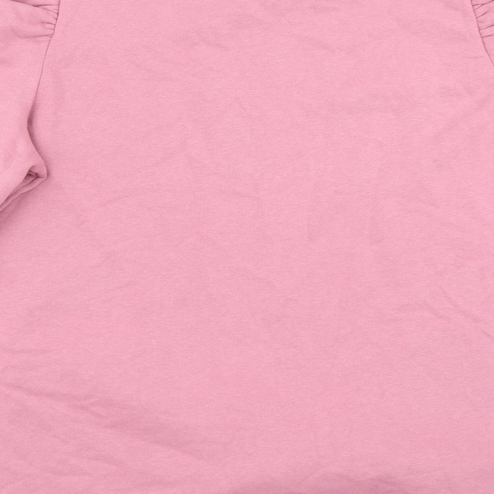 Papaya Womens Pink Pullover Sweatshirt Size 14