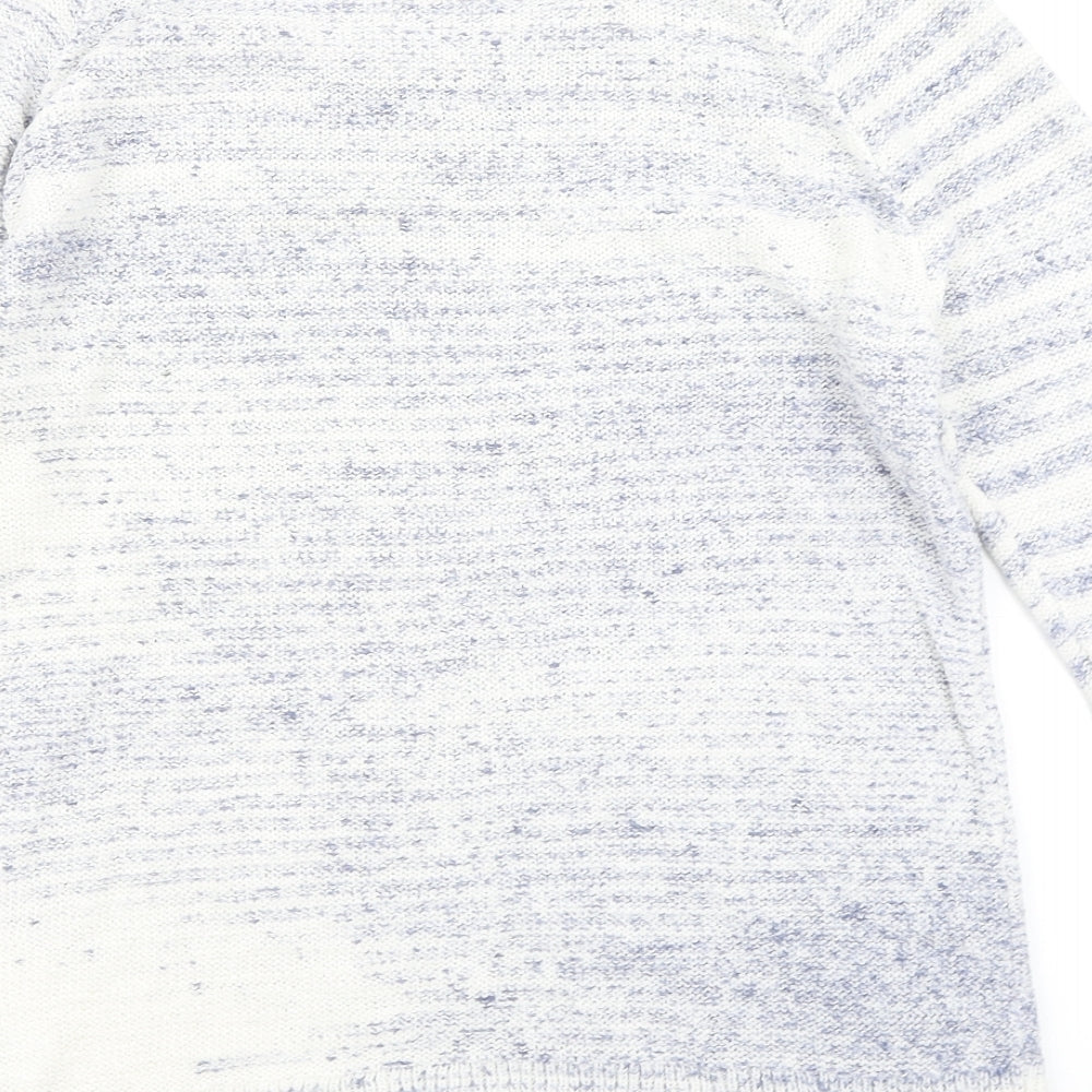 Gap Womens Blue Striped Knit Pullover Jumper Size S