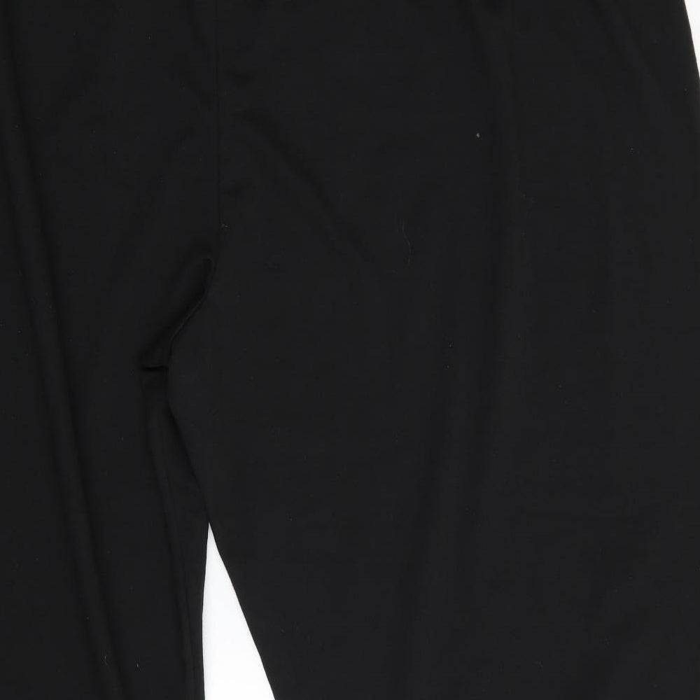 pretty secrets Mens Black Jogger Trousers Size 38 L25 in
